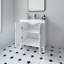 Ensemble de meuble-lavabo autoportant 30 po Amandie blanc mat avec plateau en céramique blanche-1737066742