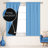 Deconovo 100 Percent Blackout with Liner Rod Pocket Curtain Panel Pair-75196918-75196906