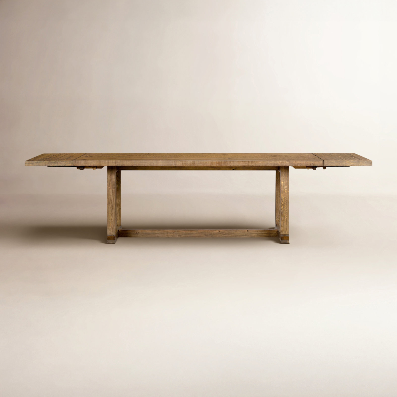 Daila 86.5'' Extendable Dining Table, Honey Pine/Waxed Pine