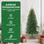 Artificial Christmas Tree Green PVC, PE and steel-1884461814