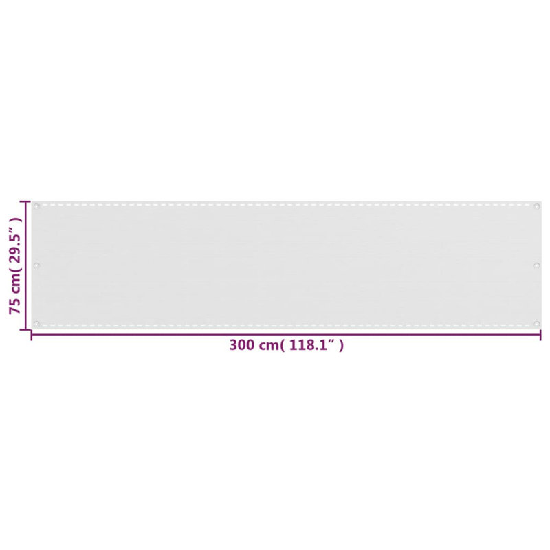 Ceti White Plastic Yard/Privacy Fence, White