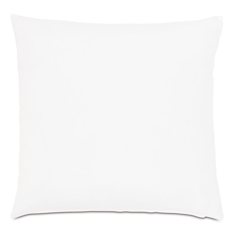 Housse et insert de coussin décoratif à garniture brodée Junonia