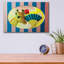 «The Giraffe» par Valery Vecu Quitard, art mural en verre acrylique-1883494244