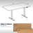 VIVO Single Motor Electric Desk with Push Button Memory Controller-97735790-97735788