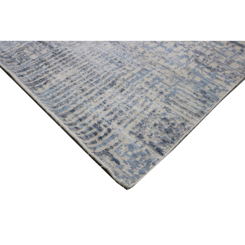 Camouflage Area Rug in Blue, Rectangle 2' x 3'