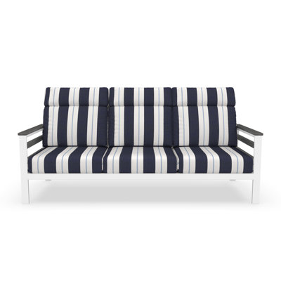 Townsend Metal Outdoor Sofa With Sunbrella Cushion