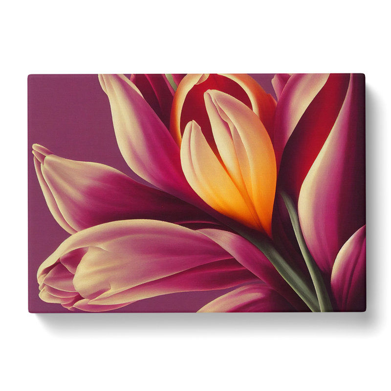 Beaming Flowers - Wrapped Canvas, 40cm H x 60cm W x 3cm D
