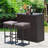 Cahmari 2 - Person Patio Dining Set with Rectangular Table , Cushions Included-306024913