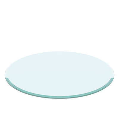 Round Tempered Glass Table Top
