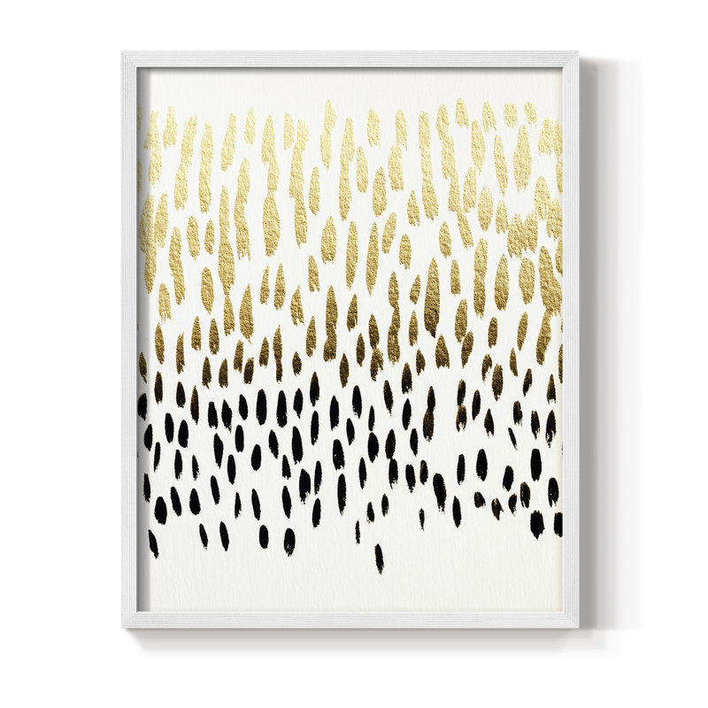 «Abstract Abstract», reproduction encadrée - prêt à accrocher - fabriquée aux États-Unis, H 29 po x l 23 po, Blanc