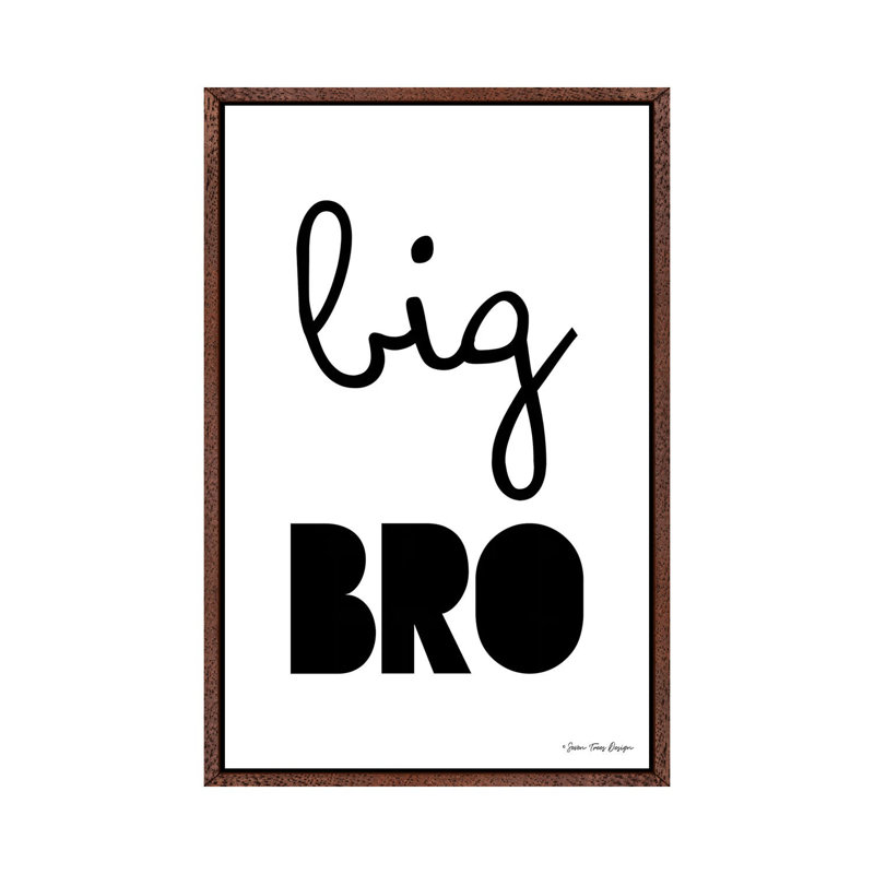 Big Bro by Seven Trees Design - Gallery-Wrapped Canvas Giclée on Canvas, 66.04 cm H x 45.72 cm W, Classic Wood Framed