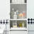 Kleankin Slim Bathroom Storage Cabinet