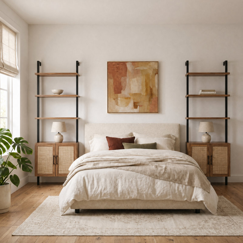 Dearbhaile Ladder Bookcase, Special Walnut