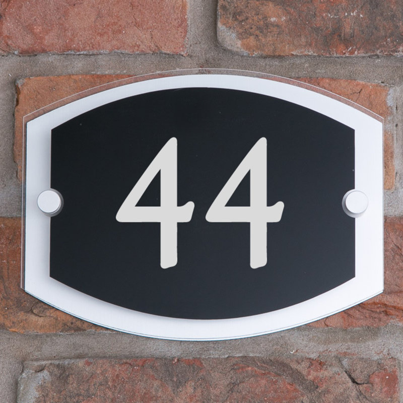 Sigfried 15cm H Plastic House Number, 44