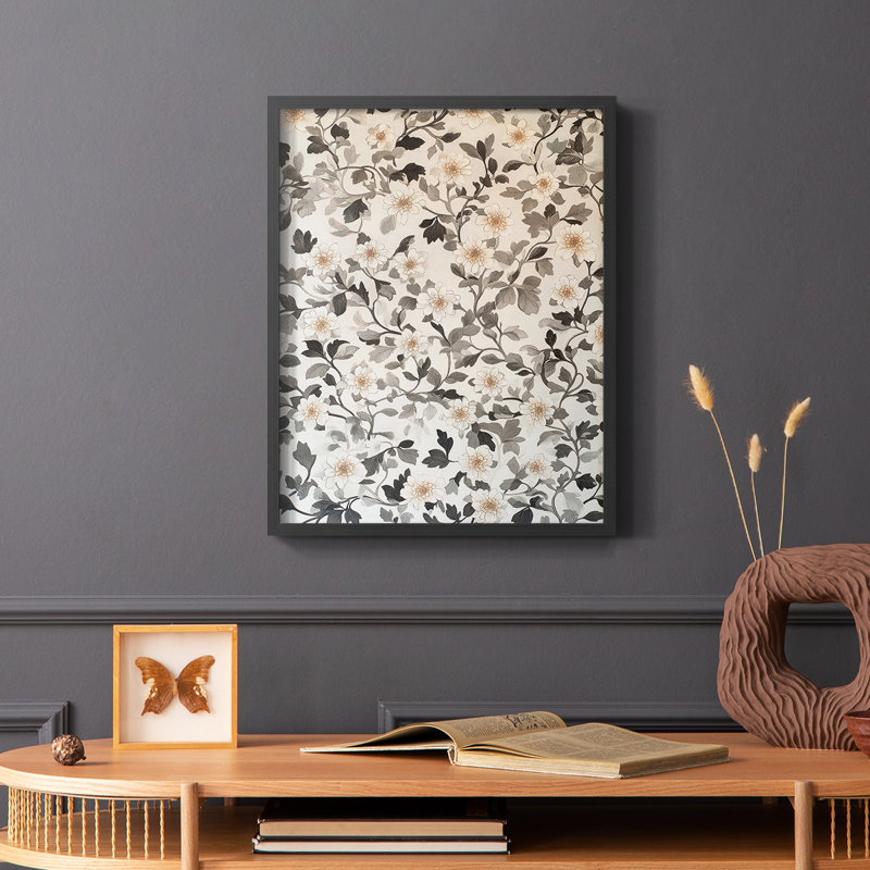 DCR-XXXII de la série WG-MR-MRRIS - Reproduction encadrée de qualité supérieure - Prêt à être accroché - Sans clous requis