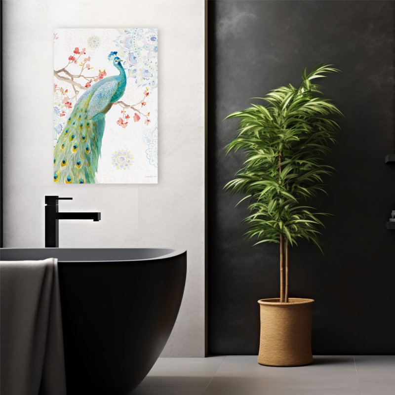 Animaux et oiseaux Jaipur I Art, H 24 po x l 16 po