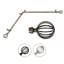 Tringle à rideaux simple réglable 0,75 po Caden-25515834-25515833