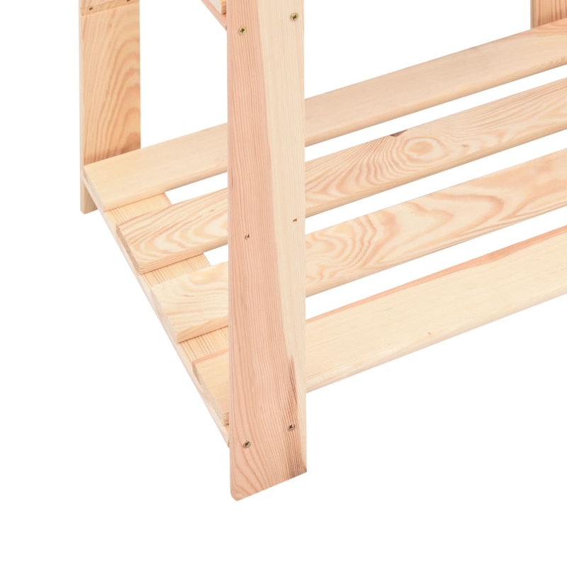 Storage Rack Shelving Unit Storage Shelf 5-Tier Solid Pinewood 551.2 lb