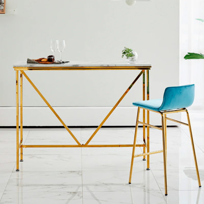 Metal Base Dining Table