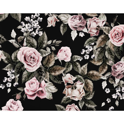 Bordure florale pelez et collez
