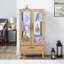 Armoire décorative avec tablettes réglables, 2 portes et 1 tiroir