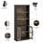 Arkyn 72" H x 31" W Standard Bookcase-92392491