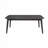 3 Piece Rectangular Coffee Table Set, Black