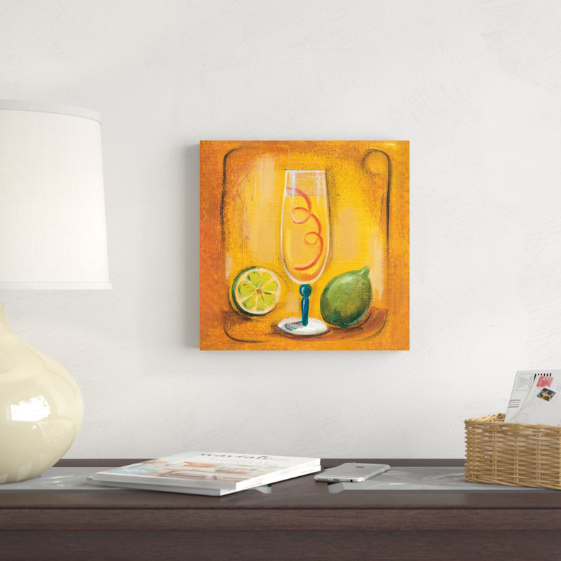 «Cheers VI» par Silvia Vassileva, reproduction sur toile tendue, H 12 po x l 12 po