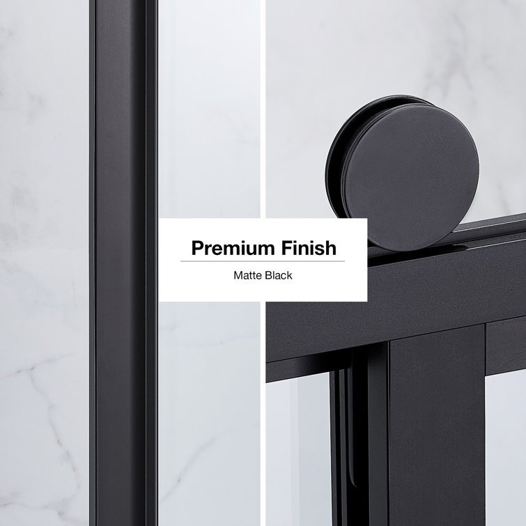 Ove Decors 42.8'' W x 78.74'' H Bi-Fold Framed Shower Door with Glass