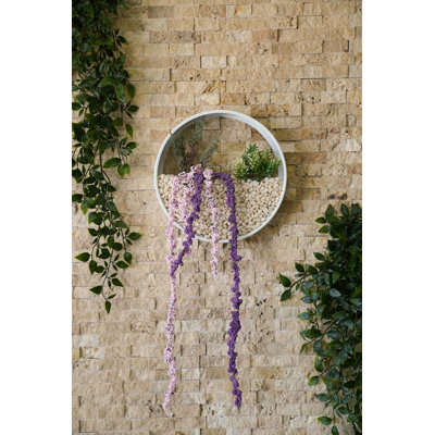 Nykeemah Hand-Painted Decorative Metal Wall Accessory, 42.1 x 34.6 inches | 100% Metal with 0.06 inches Thickness | Unique Design, Perfect for Home Decor | Wall-Mountable, Lightweight at 9.2 lbs, Color Variation for Artistic Flair
