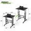 Bureau d'ordinateur avec table inclinable, petit bureau ajustable avec tablette pour bureau-1003639534
