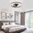22 inch Modern Ceiling Fans with Lights and Remote-878821762-878821821