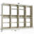 Seward Wood Closet System with Hanging Rods-1585465842