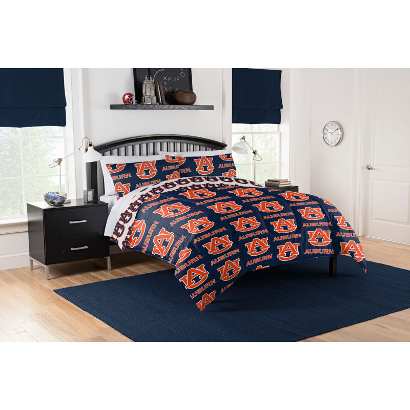 NCAA Rotary Bed In A Bag Set, Twin XL Comforter + 3 Additional Pieces