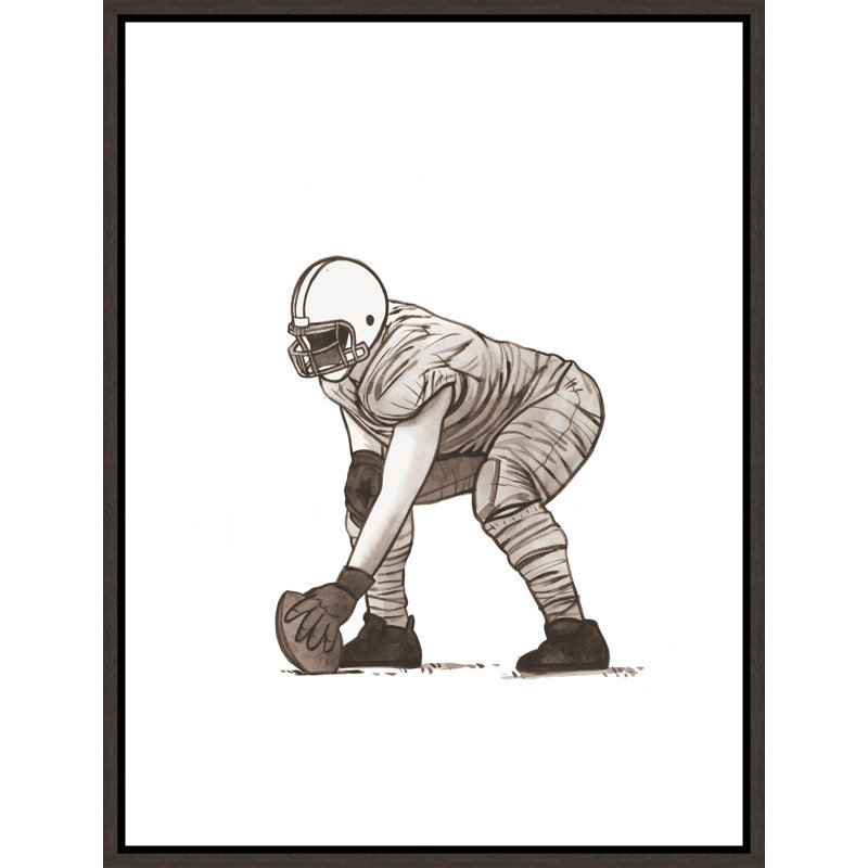 Grid Iron I Print by David Erickson, Image Brush Gel, 41.75" H x 31.75" W