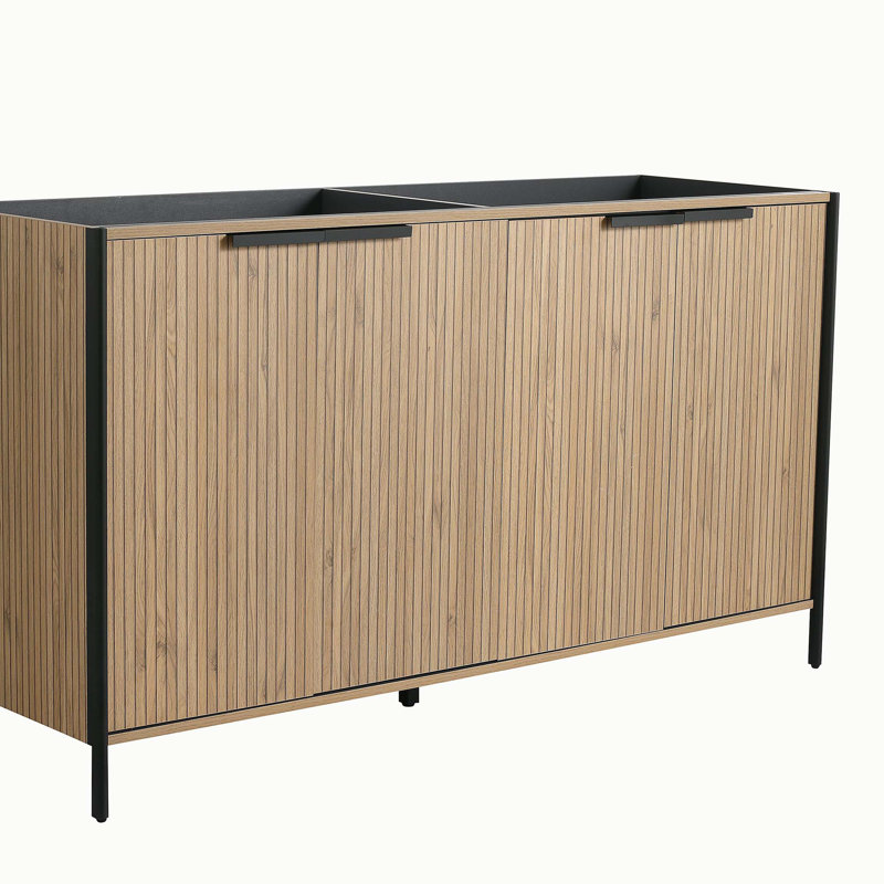 60" Freestanding Bathroom Vanity,Excluding Sink