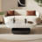 Modern minimalist oval coffee table-106543980