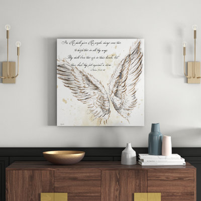 On Angel's Wings I by Tre Sorelle Studios - Wrapped Canvas Print