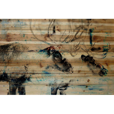 " Conversating Deer " by Parvez Taj