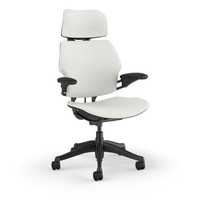 Freedom Headrest Ergonomic Task Chair - Lotus, White