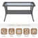 Carolina 5-Person Square Outdoor Conversation Set With 3-Seat Sofa And Coffee Table