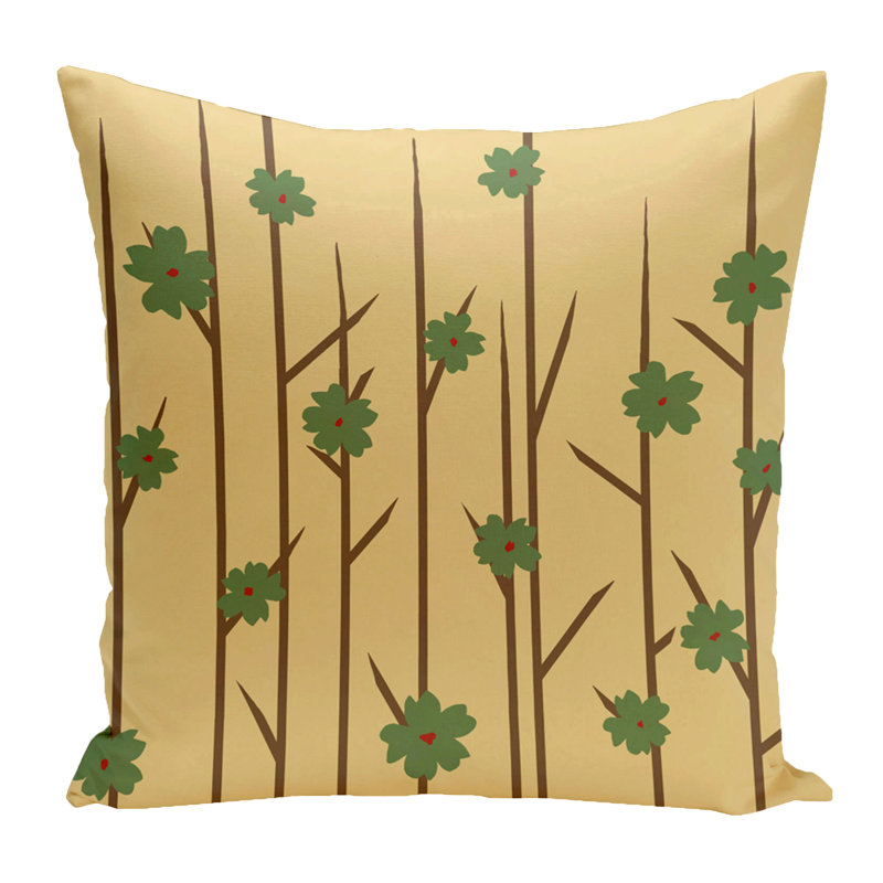 Housse et insert floraux pour l'extérieur, Beige