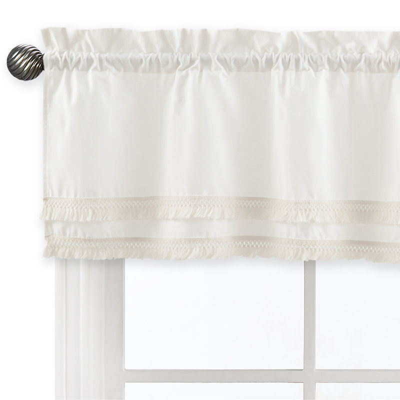 Diamond Tuft Ivory Fringe Window Valance By Sweet Jojo Designs