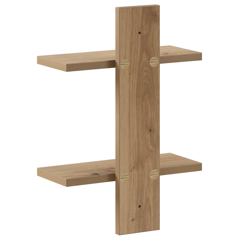 Engineered Wood Wall Shelf, Artisan Oak