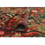 Tapis unique rouge 9 pi 6 po x 9 pi 7 po Damariye
