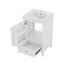 Meuble-lavabo avec lavabo, petite armoire de salle de bain-114032909