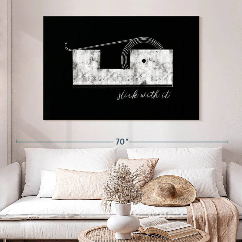 Tergel Stick With It, 34" H x 51" W