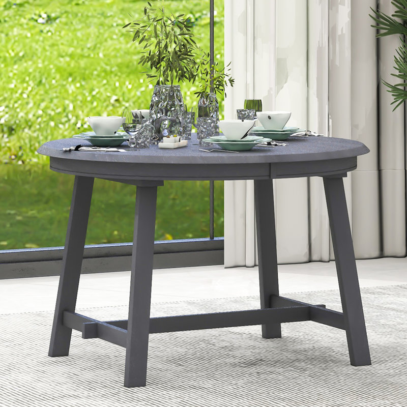 Wood Dining Table Round Extendable Dining Table For Dining Room  (Only Tables, No Chairs)