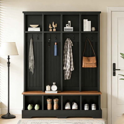 Hall Tree with 8 Hooks