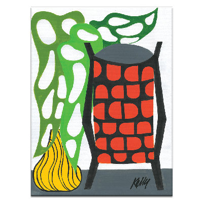 Lamp Leaf by Kelly - Art Prints